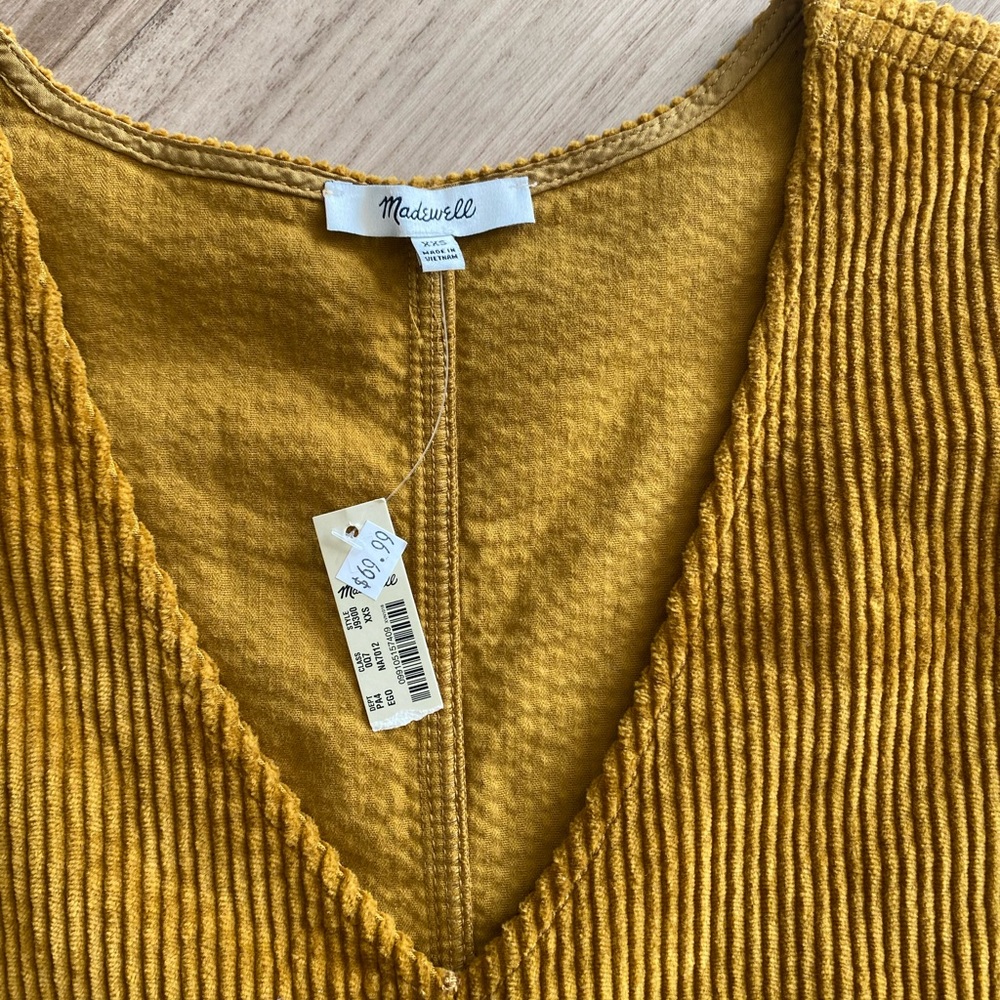 Madewell corduroy jumper
